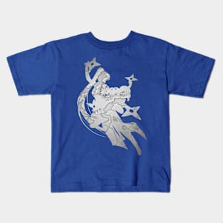 Lyn: Ninja-Friend Duo Kids T-Shirt